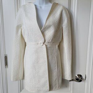 Leon Max Limited Edition NWT Textured Cream Jacket